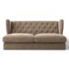 Premium High Winged Sofa with tufted backrest and soft fabric upholstery