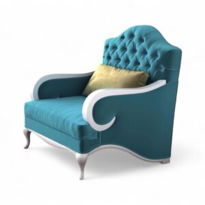 Classic Empress Chair with graceful curved frame and intricate details