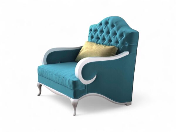 Classic Empress Chair with graceful curved frame and intricate details