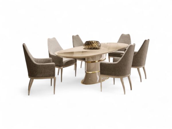 Arden Highback Chair in a chic, contemporary setting