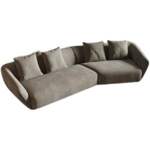 Premium Velvet Curved Sofa