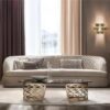Designer Quilted Italian Sofa