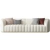 Vertical Tufted Curved Sofa