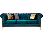 Designer Button Upholstered Sofa