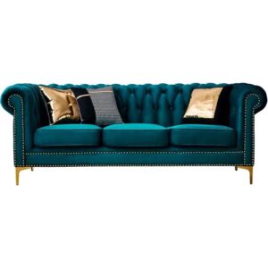 Designer Button Upholstered Sofa