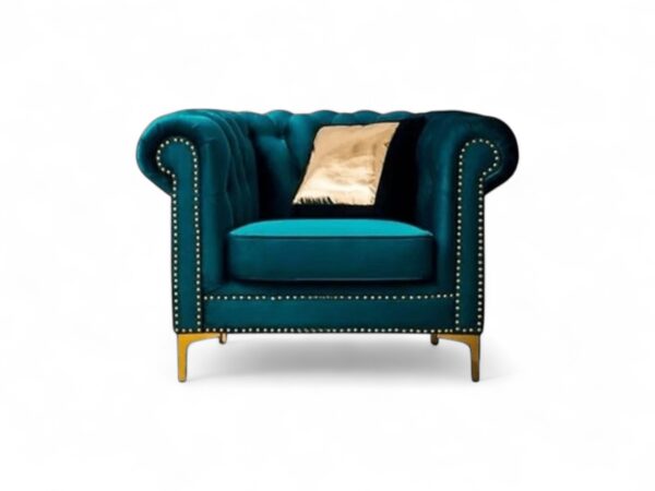 Elegant Windsor Chesterfield Sofa with studded detailing