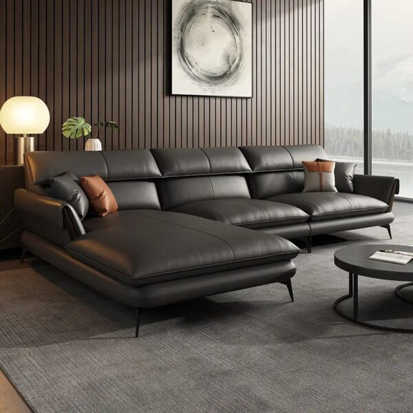 Luxury Leather Modular Sofa