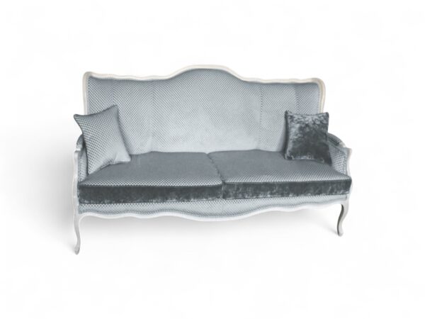 Louis Style Sofa with French curved back and cabriole legs