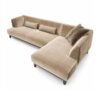 Modern velvet L shape sofa