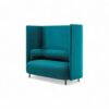Elegant 2-seater Alcove Sofa with plush cushioning and sleek design