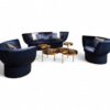 Regalia Contemporary Sofa Set with three-seater and two armchairs