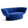 Modern luxury sofa with rounded base