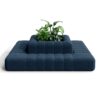 Contemporary navy modular sofa for open-plan interiors