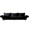 Modern Designer Black Sofa