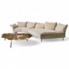 Aurora Modular Sofa in chaise style with deep cushioned seating