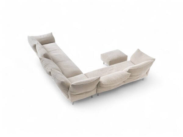 Aurora Modular Sofa in L-shaped layout for modern interiors