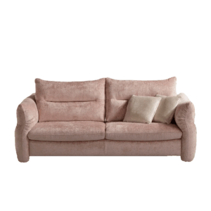 Modern Pink Velvet Sofa