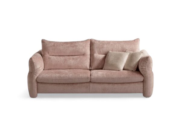 Sereno Plush Sofa with soft rounded arms and deep seating