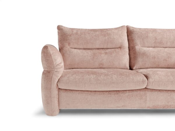 Compact two-seater sofa with inviting design