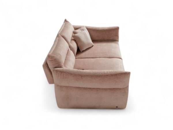 Plush cushioned sofa perfect for apartments and lounges
