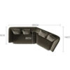 Premium Velvet Curved Sofa