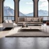 Elegant modern sofa with clean lines and comfort