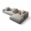 Plush and inviting 3-seater modular sofa in premium fabric