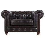 Chesterfield Leather Arm Chair