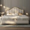 Leather Upholstered Modern Bed