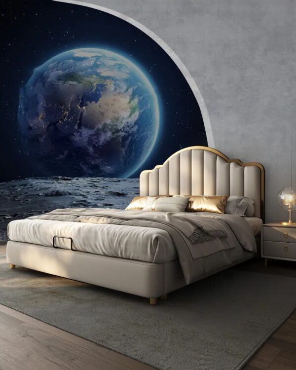 Leather Upholstered Modern Bed