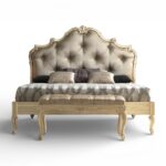 Aristocrat Legacy Bed tufted upholstered headboard
