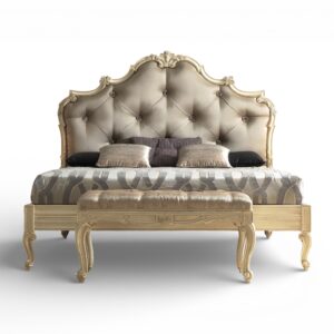 Aristocrat Legacy Bed tufted upholstered headboard