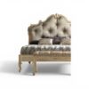 Heritage style tufted bedroom bed