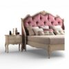 Luxury French style carved bed frame