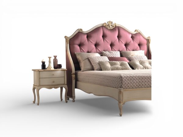 Luxury French style carved bed frame