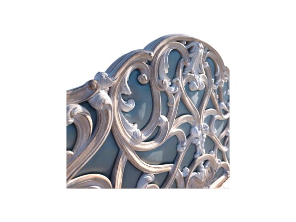 Ornate classical wooden bed design