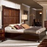 Luxury Rectangular Tiles Upholstered Bed