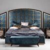 Velvet Upholstered Designer Bed