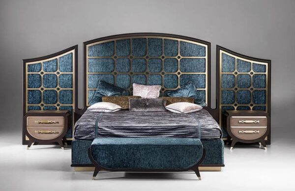Velvet Upholstered Designer Bed