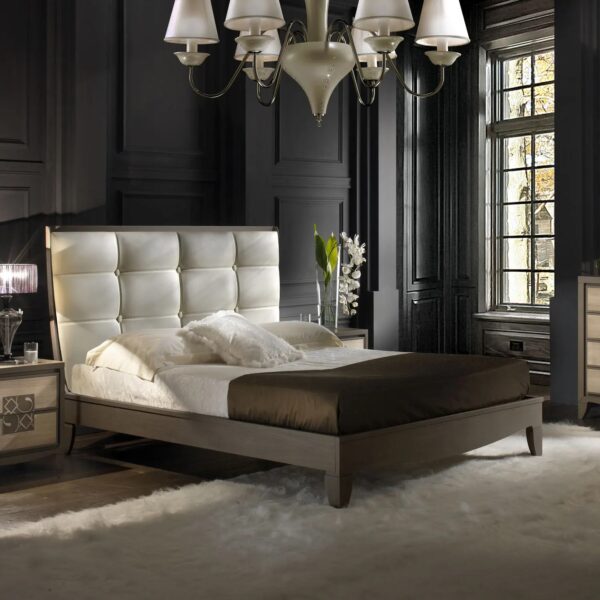 Embossed Pattern Designer Bed