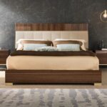 Light Padded Modern Bed