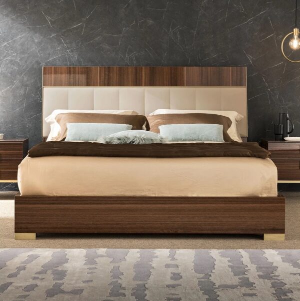 Light Padded Modern Bed