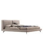 Modern Panel Upholstered Bed