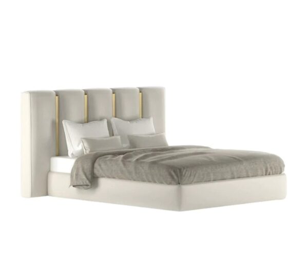 Modern Leatherette Upholstered Bed