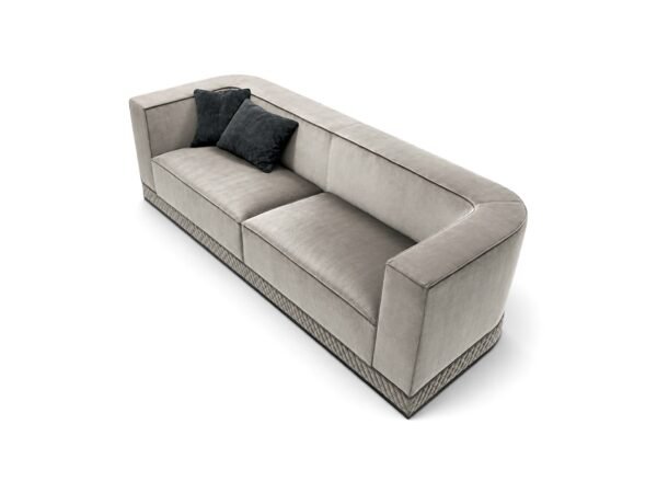 Luxury contemporary three-seater sofa with elegant design