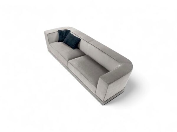 Luxury contemporary three-seater sofa with elegant design