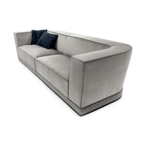 The Aurelia Sofa with plush deep cushioning and broad armrests