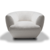 Luxurious Curved Arm Chair