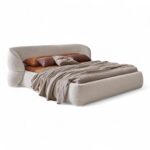Torino Lusso Bed in solid wood with minimalist design