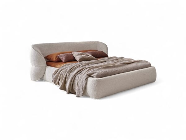 Torino Lusso Bed in solid wood with minimalist design